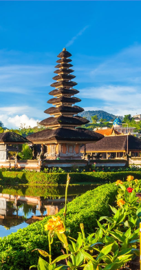 picture of a temple at Bali
